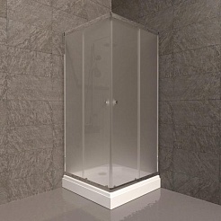 Triton Душевой уголок Вента Хром Вельвет 90/90 Щ0000067981 – фотография-5